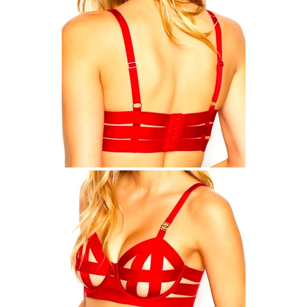 VS Strappy Cage Bra 36B